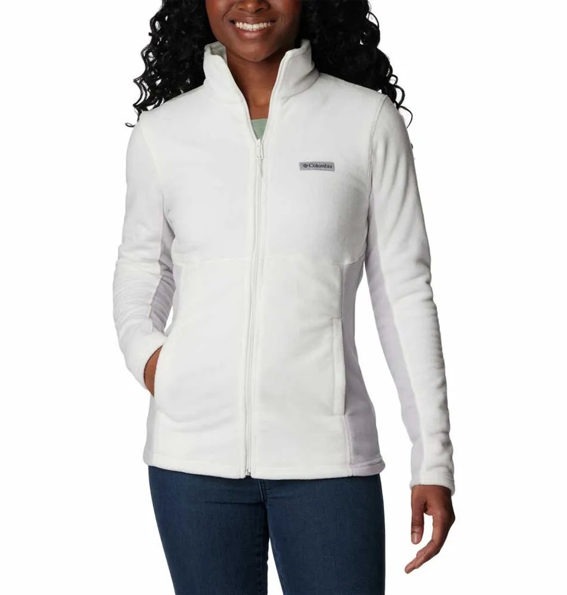 Columbia Basin Trail™ Iii Fleece Met Volledige Rits Grijs S Vrouw