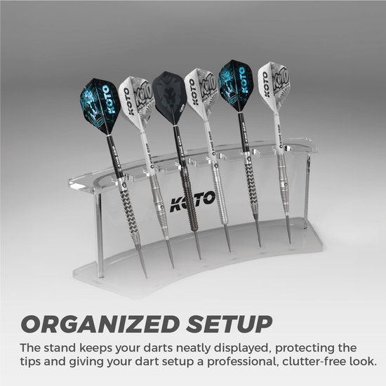 KOTO 6 Holes Wave Darts Display - Dartpijl Houder van KOTO — afbeelding 5