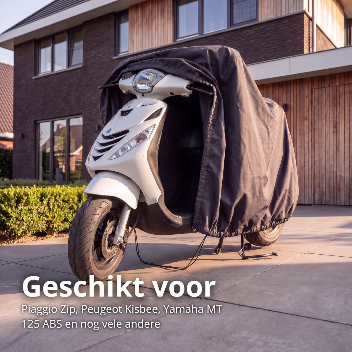 Maxxcovers Motorhoes / Scooterhoes - Zwart- Maat S - Waterdicht - A-kwaliteit - Voor Buiten – foto 6