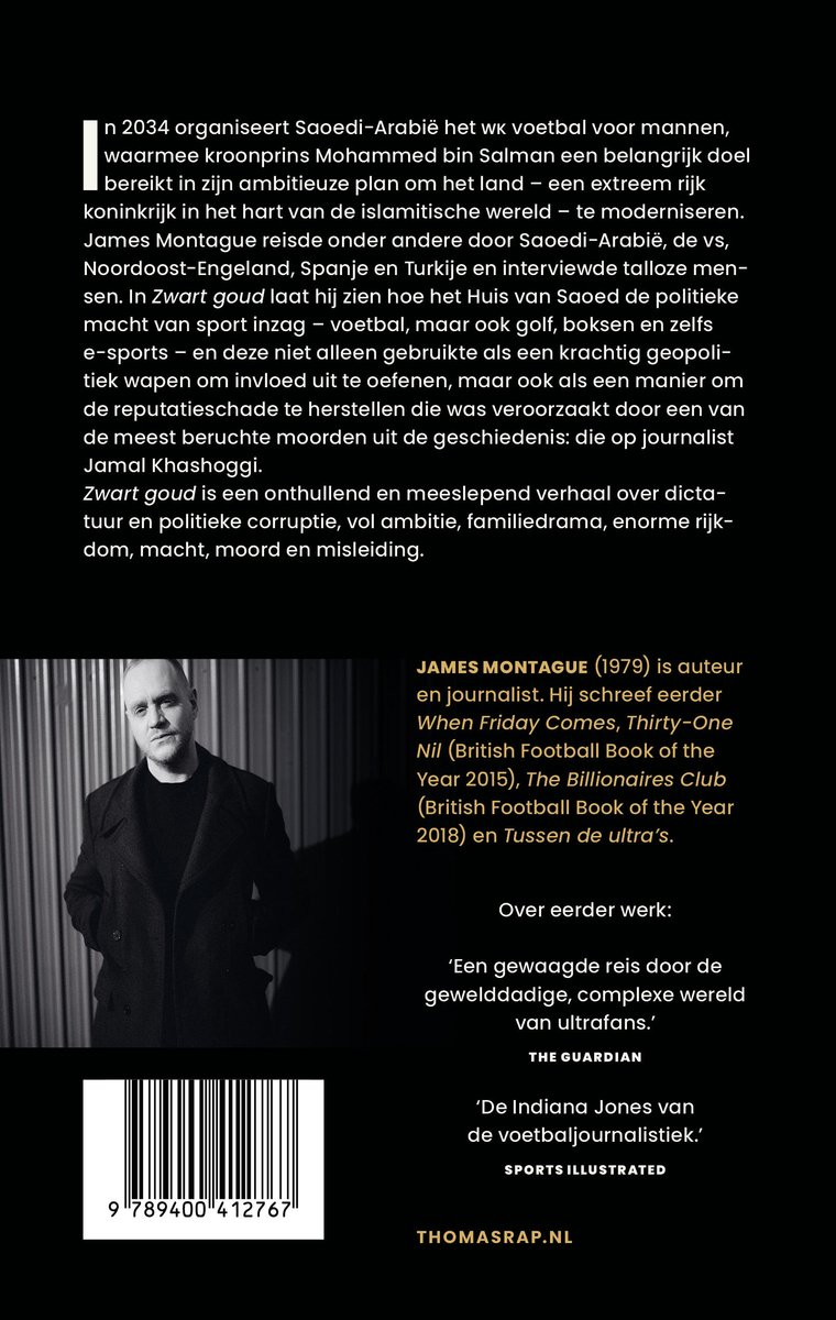 Zwart goud - back cover