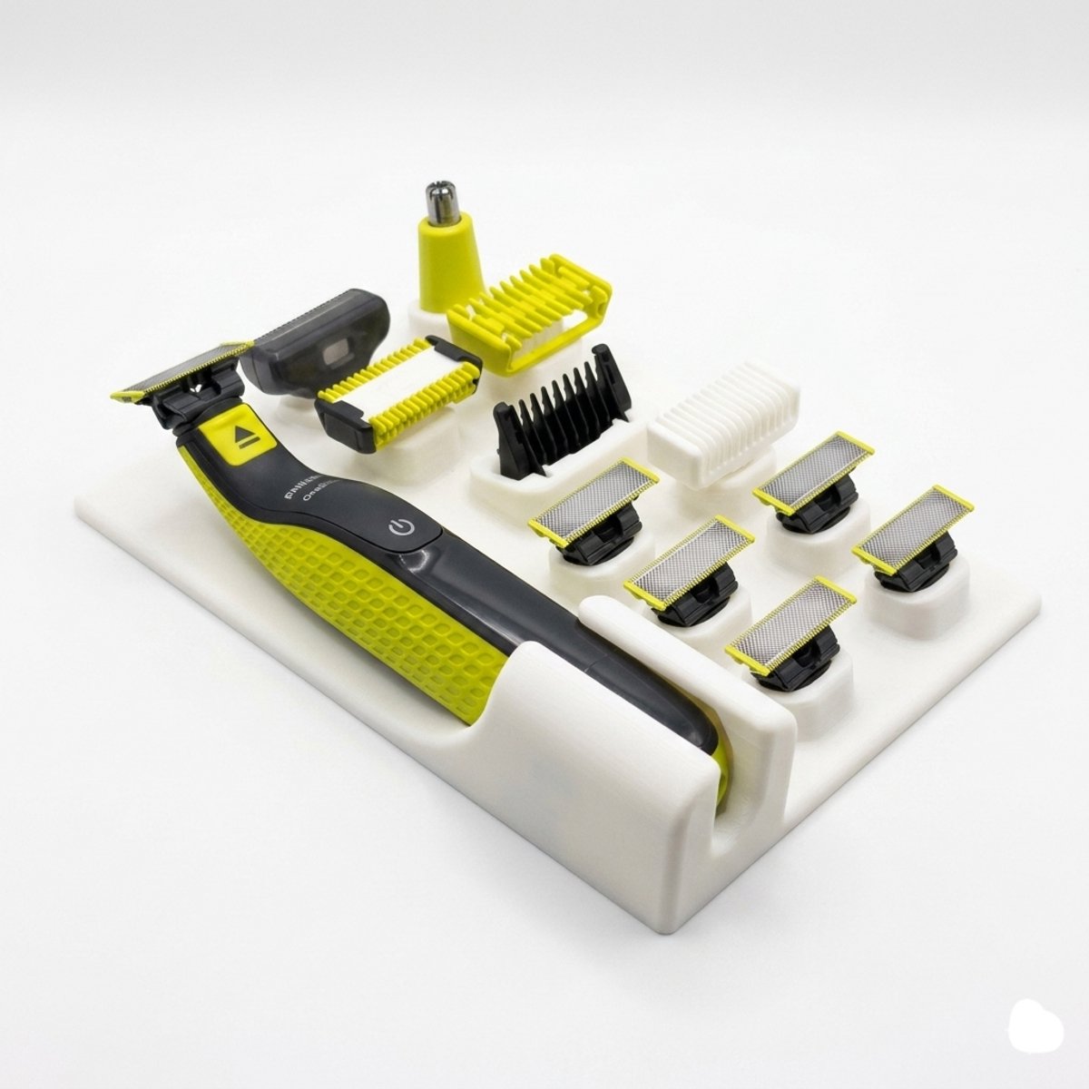 Philips OneBlade Houder Wandmontage - OneBlade Muurbevestiging Opberger Ruimtebesparend - Geschikt Voor OneBlade Face & Body - Wit