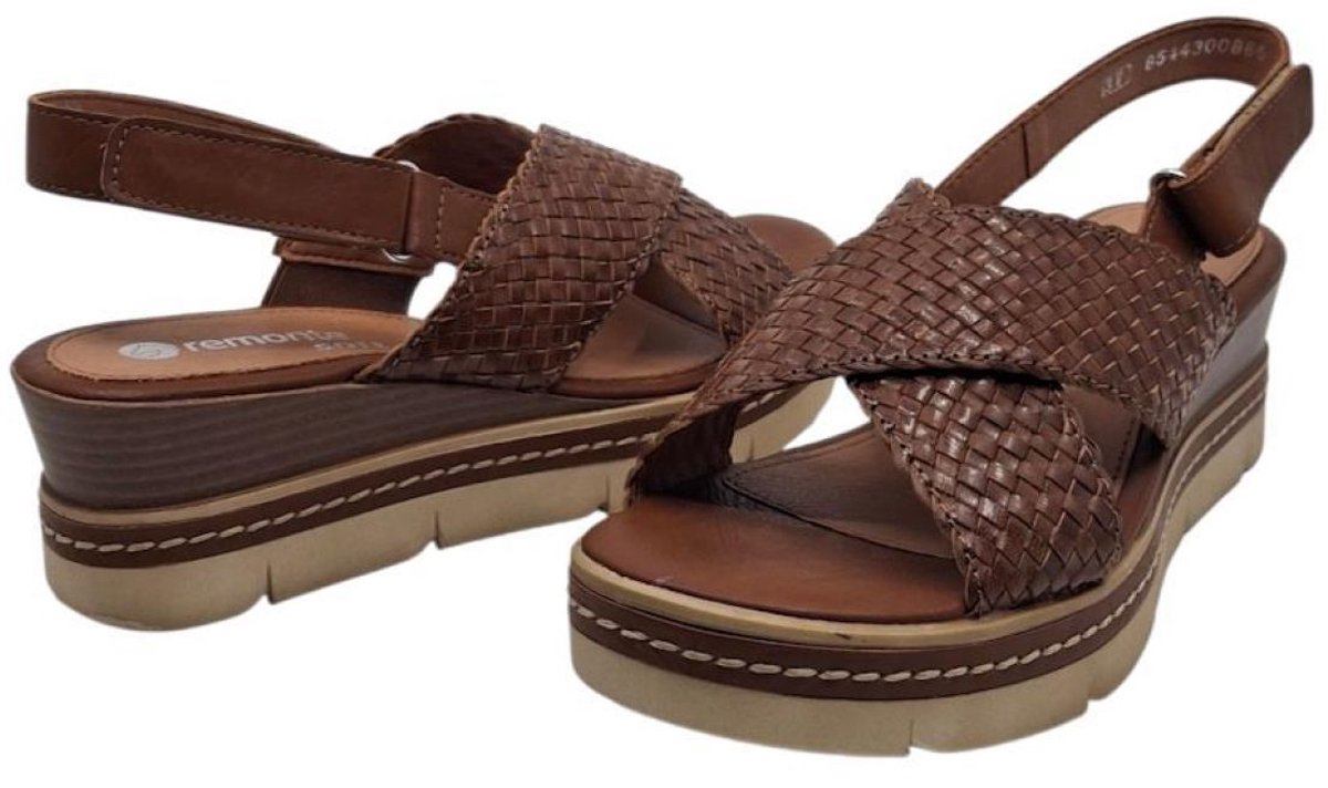 Remonte D6463-80 Wit | Slipper met velcro
