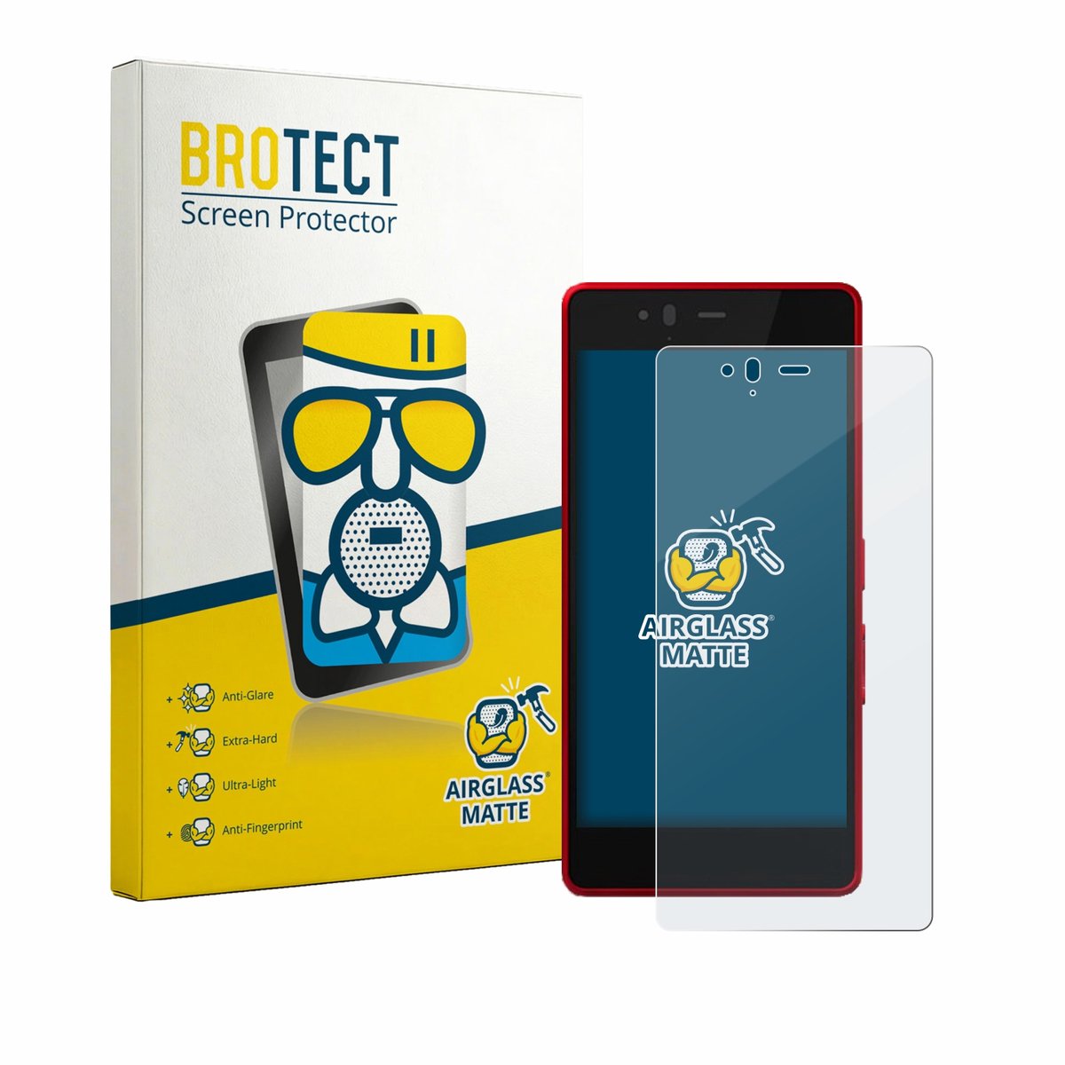 BROTECT - Screenprotector voor Fujitsu Arrows M04 - Folie Beschermfolie Beschermglas matte