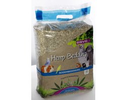 ESVE Hemp Bedding (Hennepvezelstrooisel) Bodembedekking 48 Liter - Knaagdier