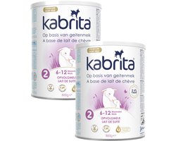 Kabrita 2 Opvolgmelk Multipack – Geitenmelk Flesvoeding vanaf 6 maanden – 2x800g