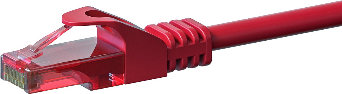 Danicom UTP CAT6 patchkabel - 2 meter rood - 100% koper - netwerkkabel - internetkabel - UTP kabel - RJ45 - 1000 mbit/s
