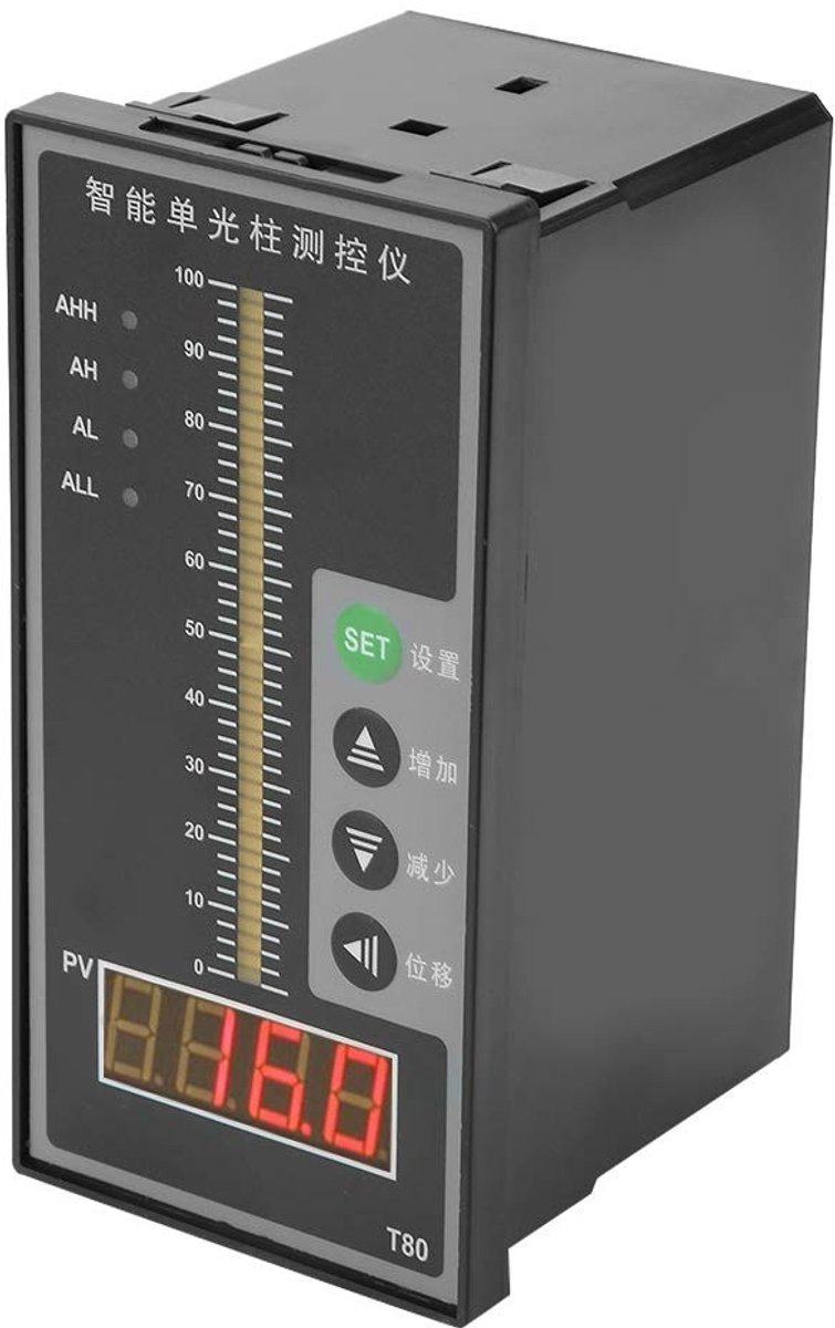 Dailygoods - Intelligente drukregelaar - Vloeistofniveau-display - Geschikt voor diverse media - 4-20MA niveautransmitter - Water en olie - Ideaal voo