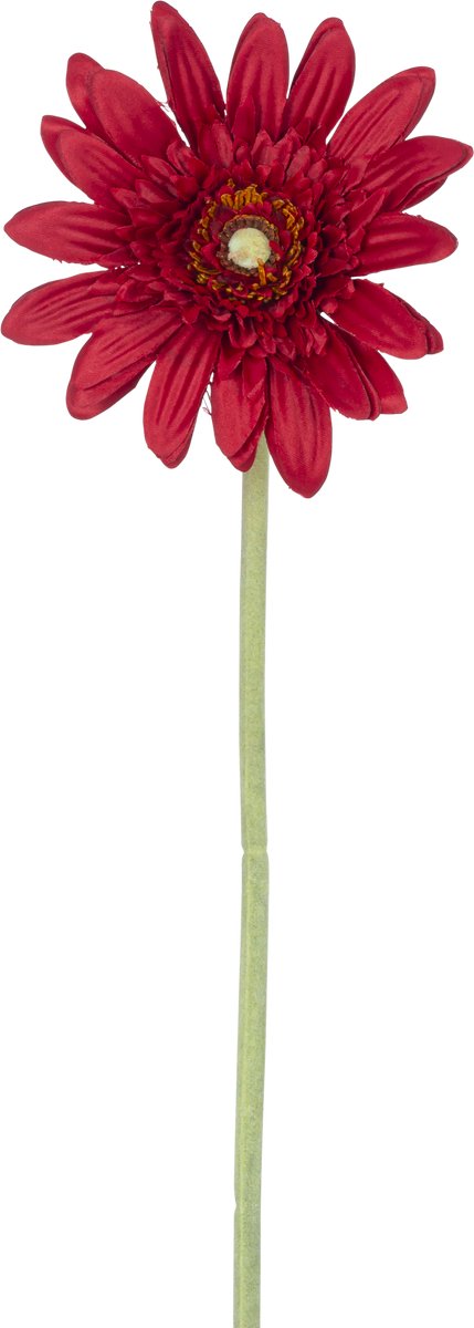 Kunstbloem Gerbera 53 cm rood