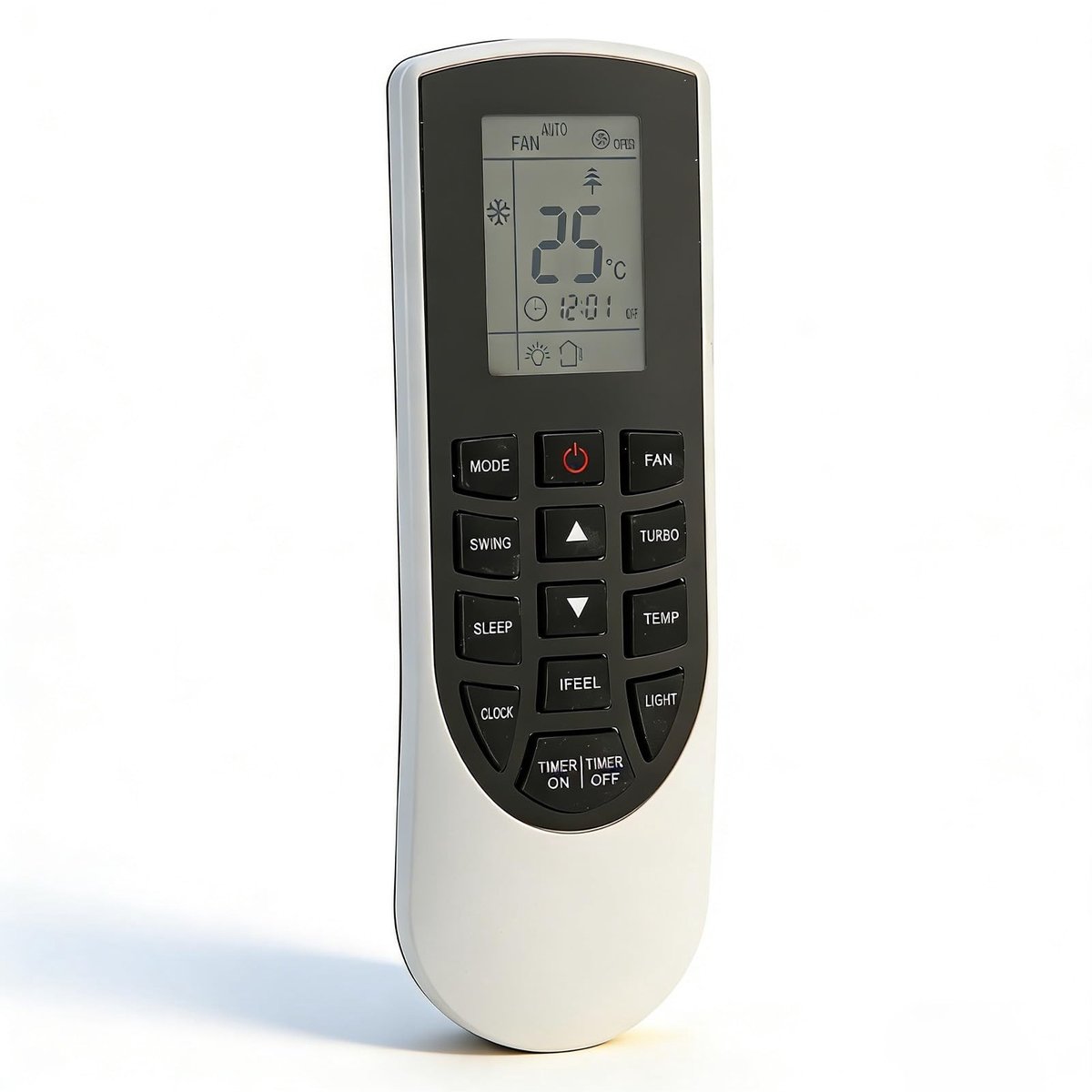 Dailygoods - Airconditioner Afstandsbediening - Universele Vervanging - Slijtvast en Duurzaam - Zwart - Goede Signaaloverdracht - Geschikt voor Y...