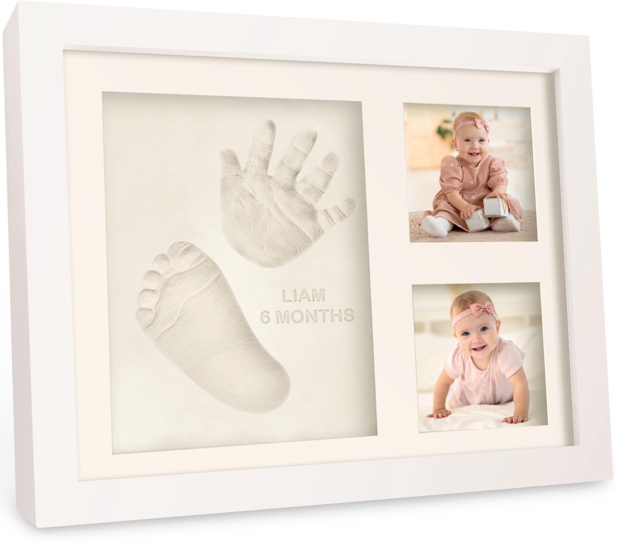 Dailygoods - Babyhand- en Voetafdrukset - Herinneringen Bewaren - Sneldrogende Klei - Gepersonaliseerde Aandenkens - Uniseks