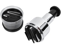 Dailygoods - Onion Chopper - Handmatige Hakmolen - Duurzaam en Efficiënt - Zilver - Multifunctioneel - Geschikt voor Uien en Groenten - 65upd4zg1c