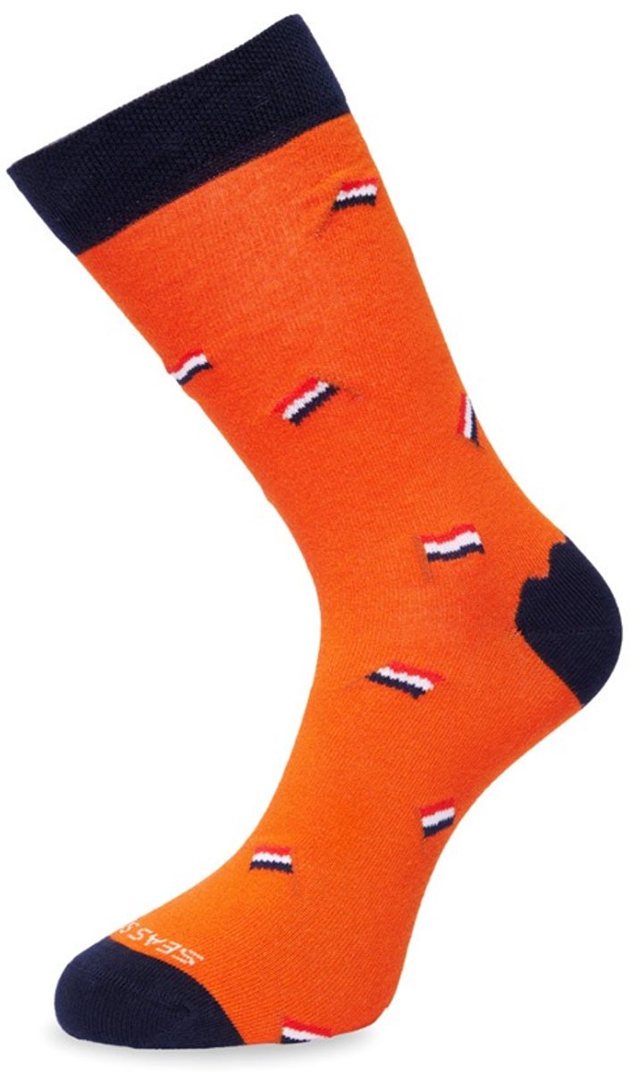 Seas Socks unisex sokken capelin oranje