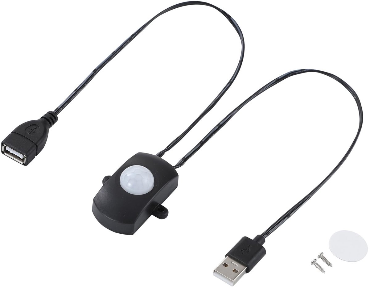 Jhubersproducts - Mini PIR Bewegingssensor - Voor DIY LED Verlichting - 5-24V 2A - Betrouwbare detectie - Ideaal voor thuisgebruik - Geschikt voor ver