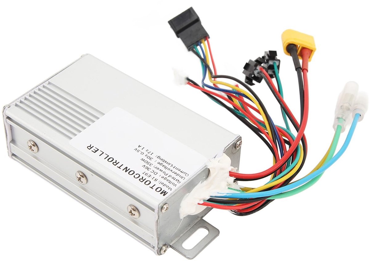 Jhubersproducts - Elektrische Scooter Controller - 350W 36V - Aluminium Behuizing - Efficiënte Warmteafvoer - Geschikt voor E-fietsen - Model E9T