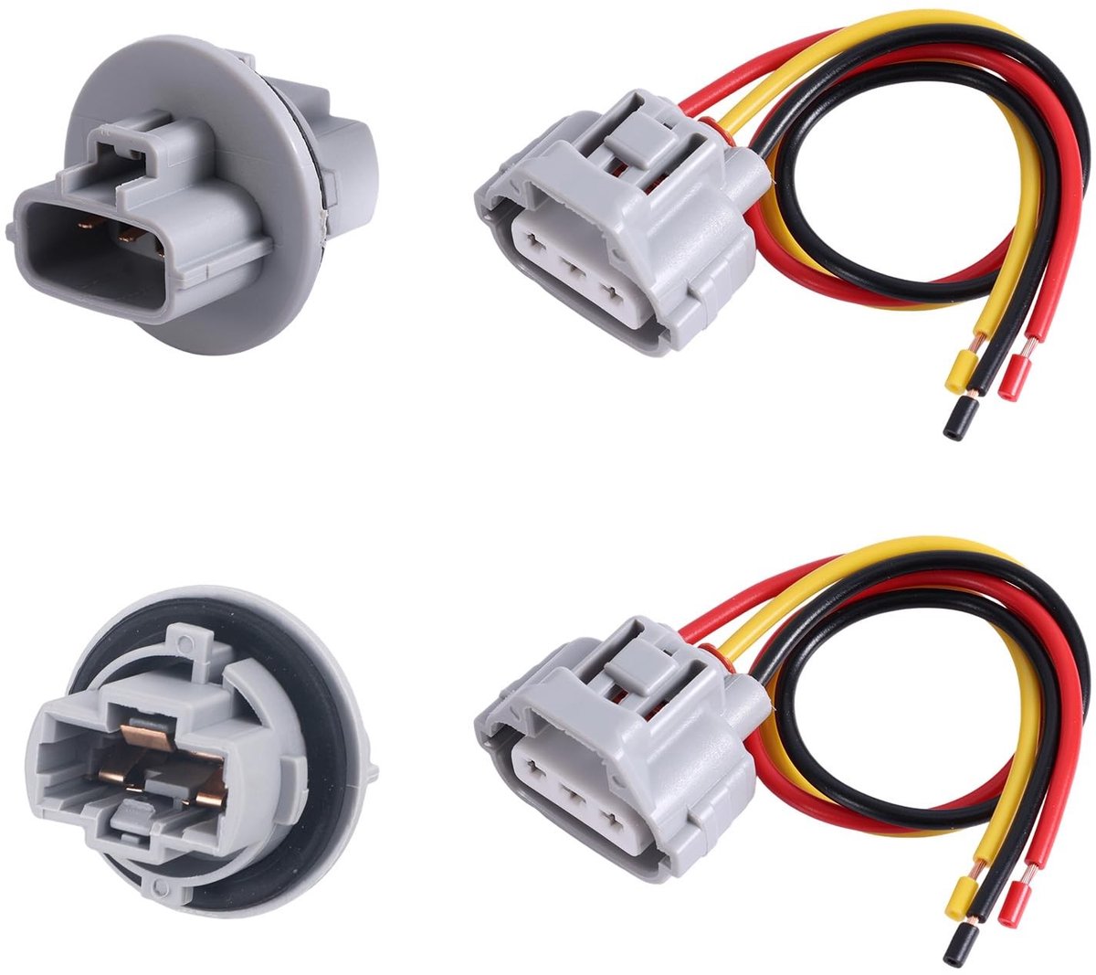 Elzusha - Front Turn Signal Fitting - 3 Pins Connector - OEM Vervanging - Geschikt voor Toyota - Verlichting - Auto-accessoires - Auto onderdelen -...