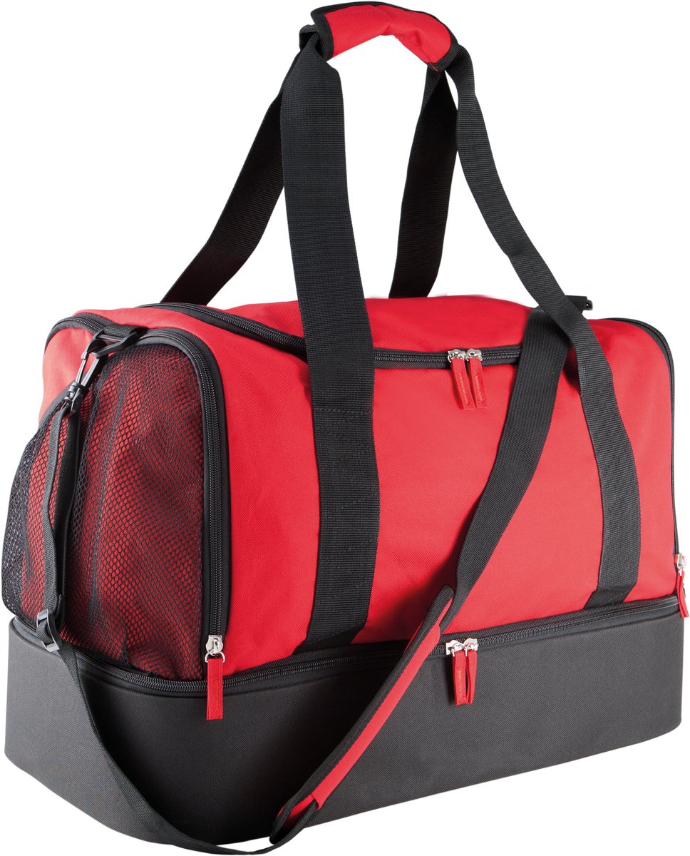 Teamsporttas - Teamsporttas - Grote Inhoud - Sporttas - Schouderriem - rood / zwart