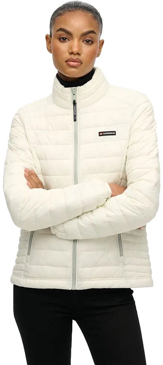 Superdry Gewatteerd Fuji Lite jack Dames Gewatteerde jassen Creme