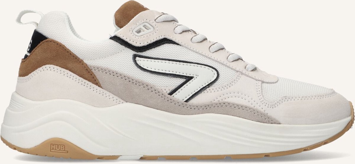 HUB Glide Sneakers - Heren - Beige - Maat 47