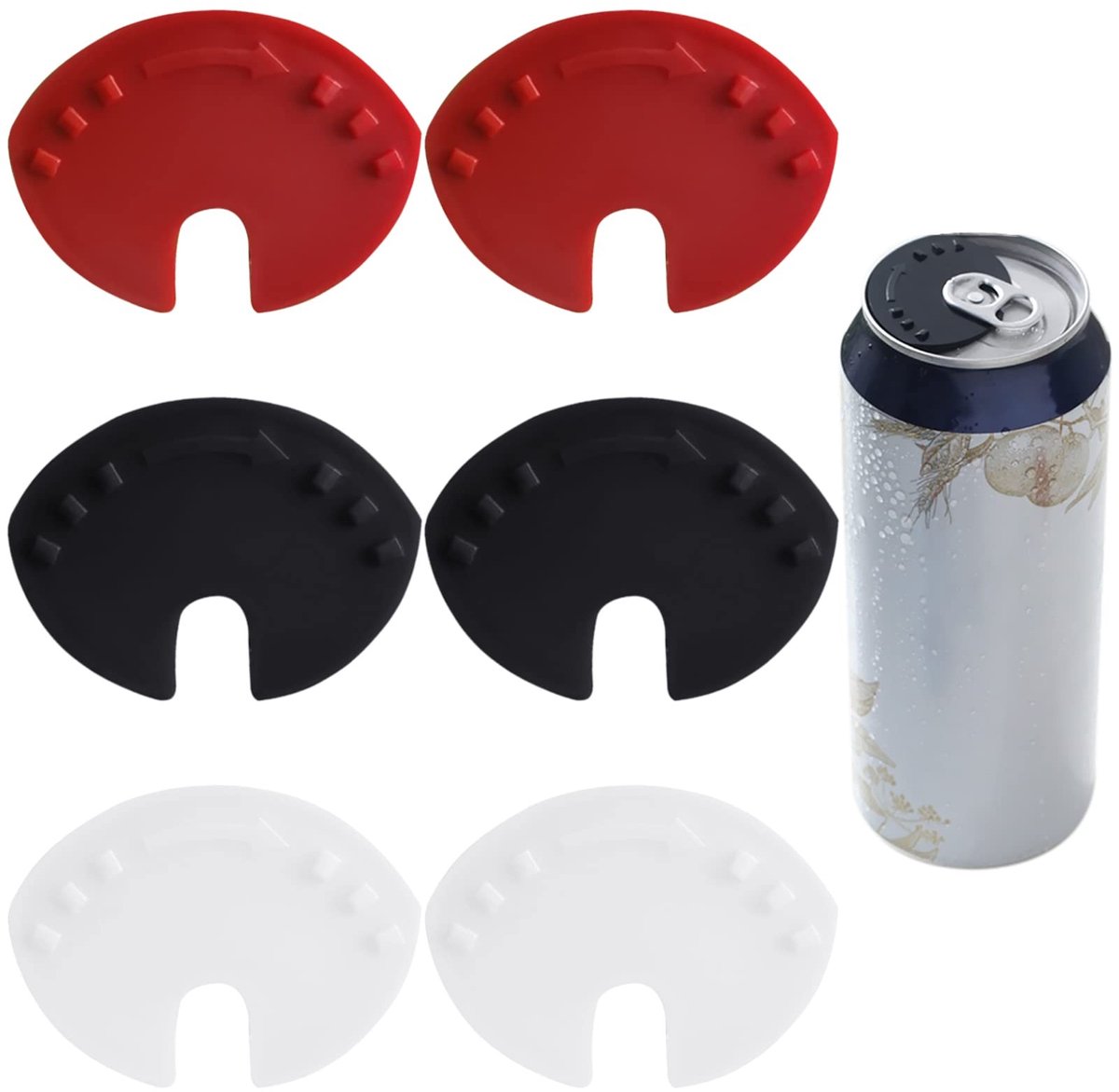 Jhubersproducts - Drink Can Lids - Herbruikbare Dopjes - Veilig en Duurzaam - Random Kleur - Voor Bier en Frisdrank - Geschikt voor Standaard Blikjes