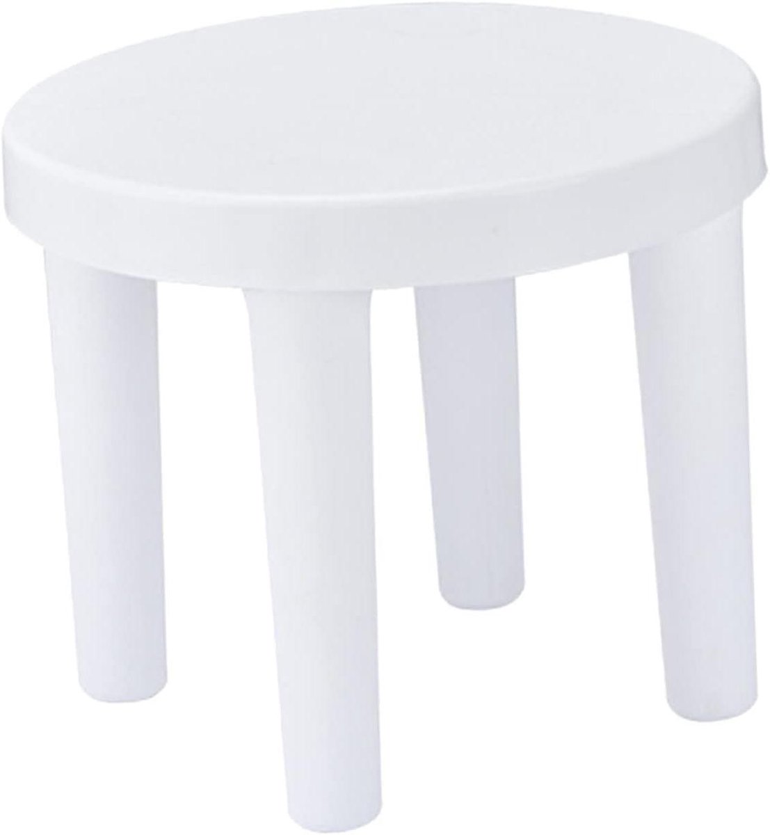 bed opstapje kinder step stoel kinderbankje kantoor the office peuter opstapje kamer kruk peuterkruk thuis voetenbank kleine vierkante kruk Schoenwissel krukje kleuter plastic wit