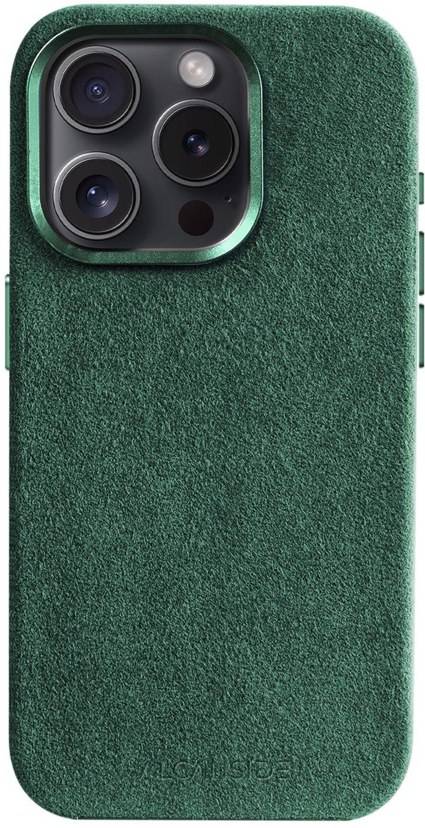 iPhone 15 Pro - Alcantara Case - Midnight Green