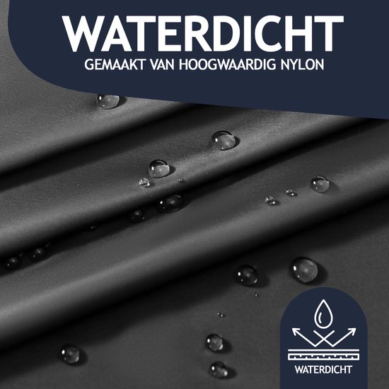 HikeMeister ® - dubbele Fietstas -Fietstassen electrische fietsen- Fietstassen Dubbel - 27L - Reflecterend - Zwart dubbele fietstas