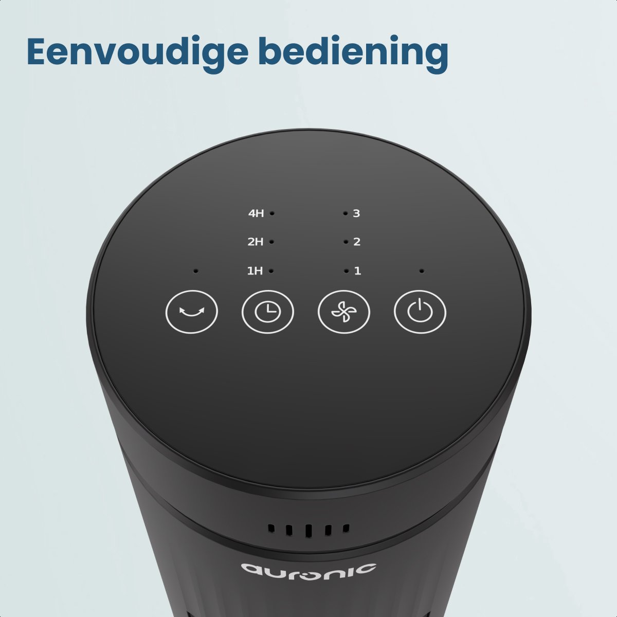 Auronic Torenventilator - Met Afstandsbediening en Timer - Ventilator - 60° Oscillatie - 76 cm - Zwart — afbeelding 3