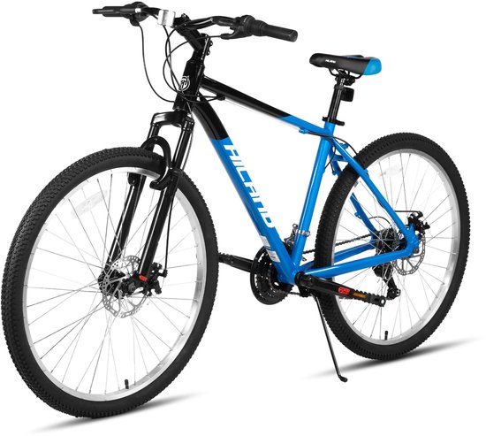 HILAND Mountainbike - 26 Inch - 18 Versnellingen - Mechanische Schijfremmen - Verende Voorvork - MTB voor Heren & Dames van Hiland — afbeelding 2
