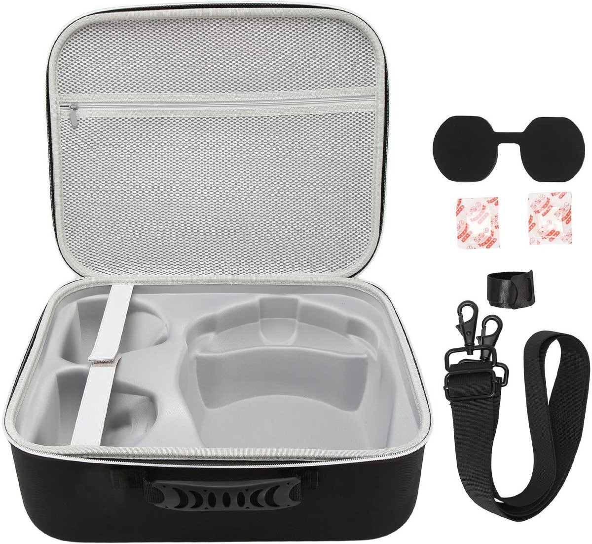 Dailygoods - Beschermhoes voor PS VR2 - Harde Draagtas - Waterdicht - Opbergtas - Geschikt voor Reizen - Zwart - PS VR2 en Accessoires