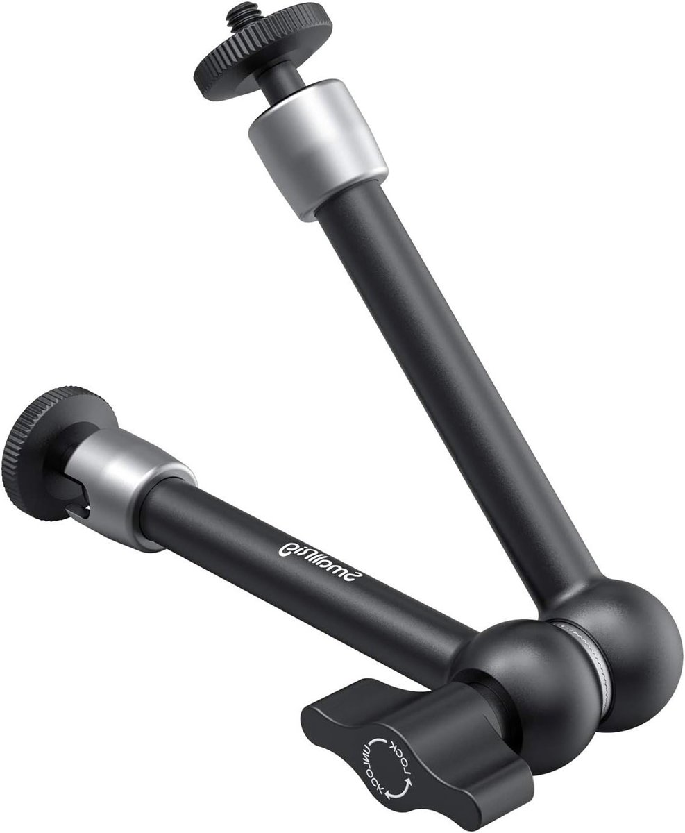 Verstelbare Magic Arm van 10 Inch voor LCD Monitor en DSLR Camera Rig - Ideaal voor Videoproductie en Fotografie