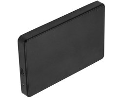 By shayne - Zwarte Vaste Schijfbehuizing - Plug and Play - Duurzaam - 2,5 Inch Aansluiting - Externe Harde Schijf Box - Gemakkelijk in gebruik