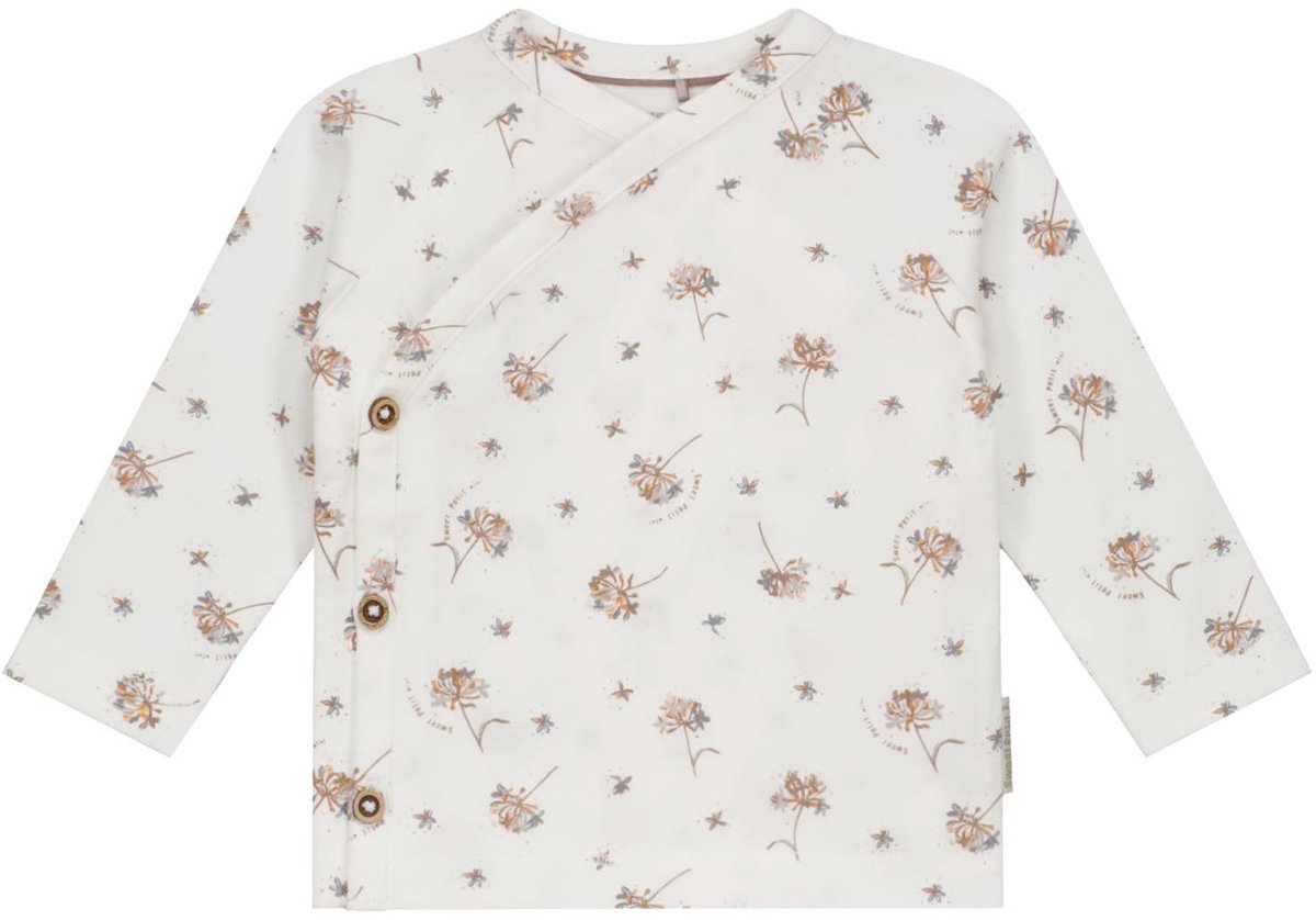 Sweet Petit Mini overslagshirt - Meisjes - Ivoor wit - Maat 50