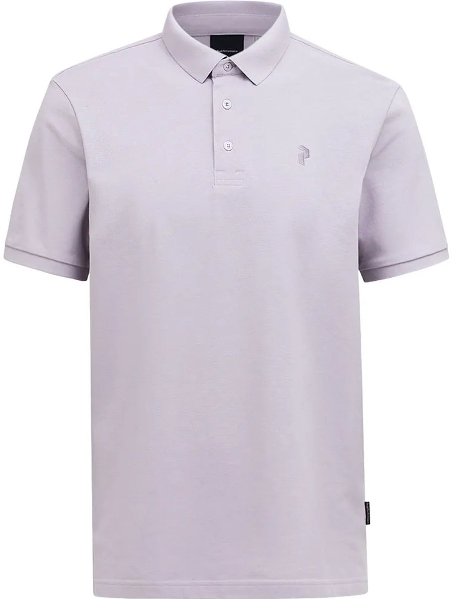 Peak Performance Classic Cotton Korte Mouw Poloshirt Paars M Man