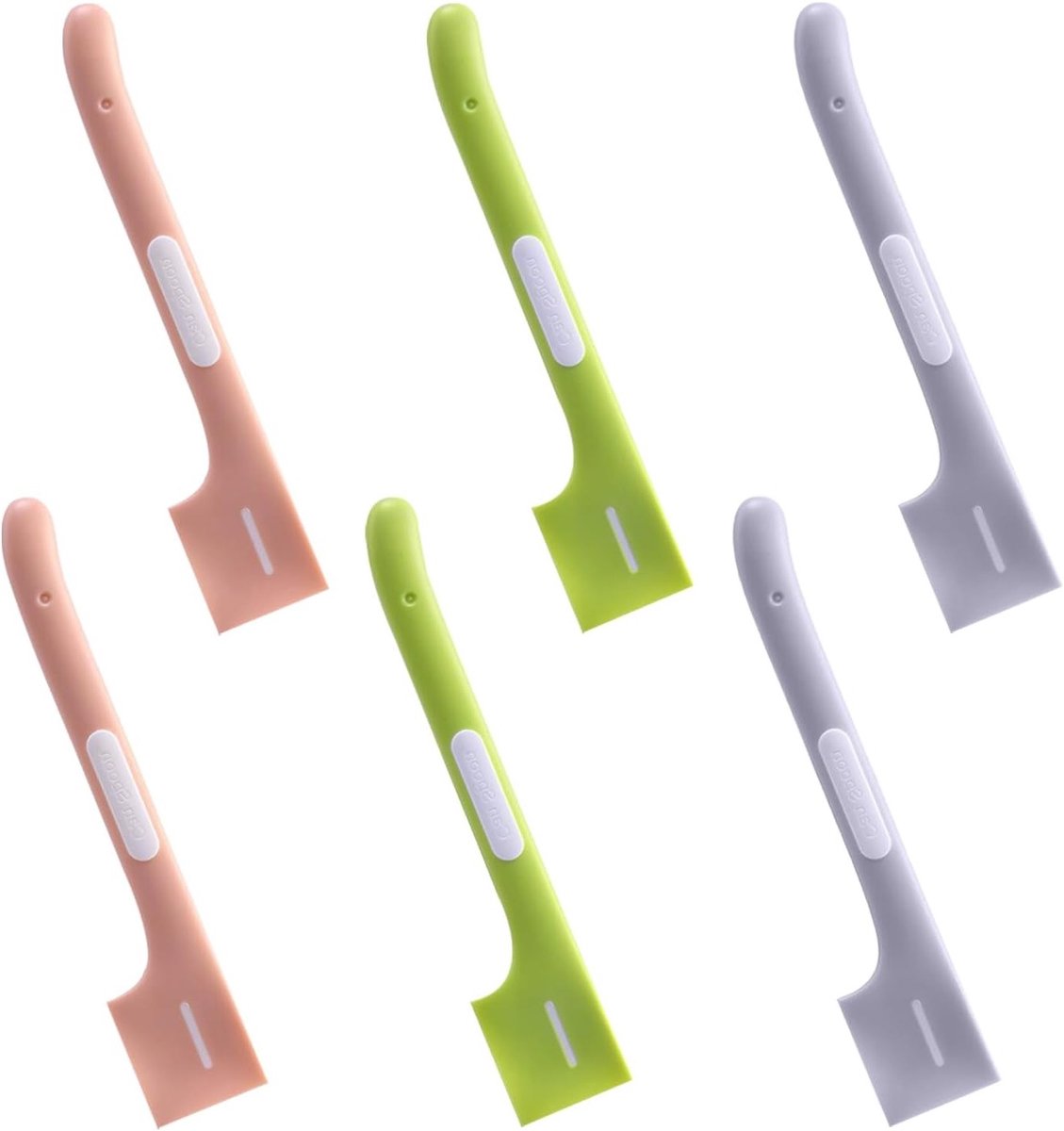 Zesdelige kattenvoeding lepelset, siliconen voerlepel voor dieren, ideaal voor het mengen van kattenvoer en diervoeding