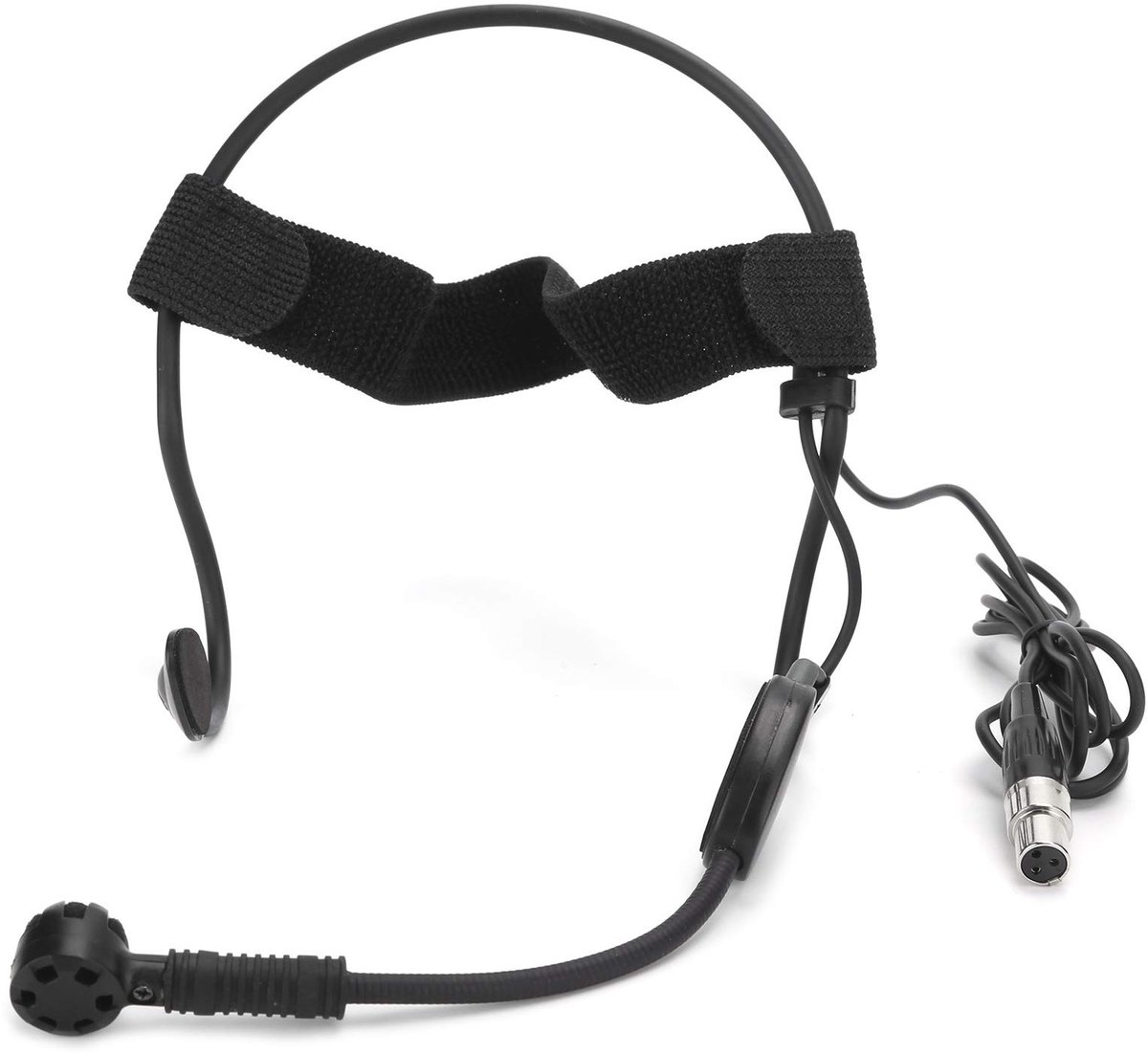 Jhubersproducts - Mini hoofdtelefoon - Draagbare condensator-headsetmicrofoon - Helder geluid - XLR-3-pins stekker - Geschikt voor docenten - Compact