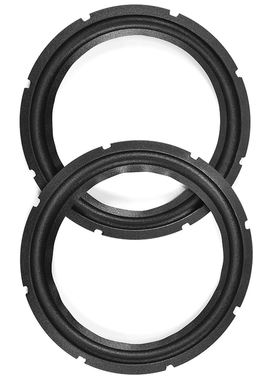 Zeynomax - Rubberen Rand voor 10 Inch Luidspreker - Vervanging - Zwart - Lage Toonhoogte - Ideaal voor en HiVi - Geschikt voor audiofielen