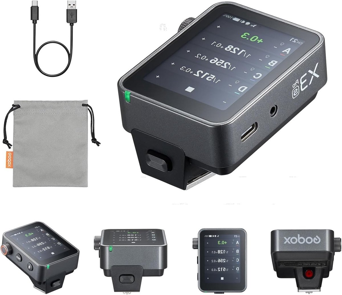 TTL Trigger voor Camera's - Draadloze Flitsontspanner met Volledig Kleuren Touchscreen, 32 Kanalen, 16 Groepen en 3 Opnamemodi, Inclusief Lithiumbatterij en App-ondersteuning voor Sony Camera's