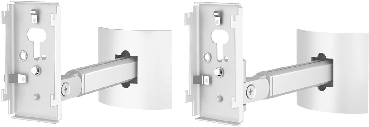 Speaker Beugel Wand- en Plafondmontage voor Diverse Bose Modellen - Verstelbare Hoek, Wit, Ideaal voor Thuisbioscoop en Geluidssystemen