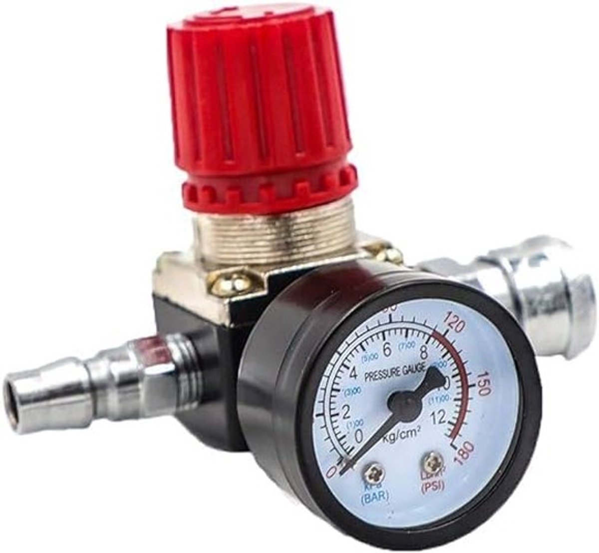 Vlemico - Luchtcompressor - Drukschakelaar met Manifold - 140PSI capaciteit - Inclusief manometer - Ideaal voor thuisgebruik - Geschikt voor divers...