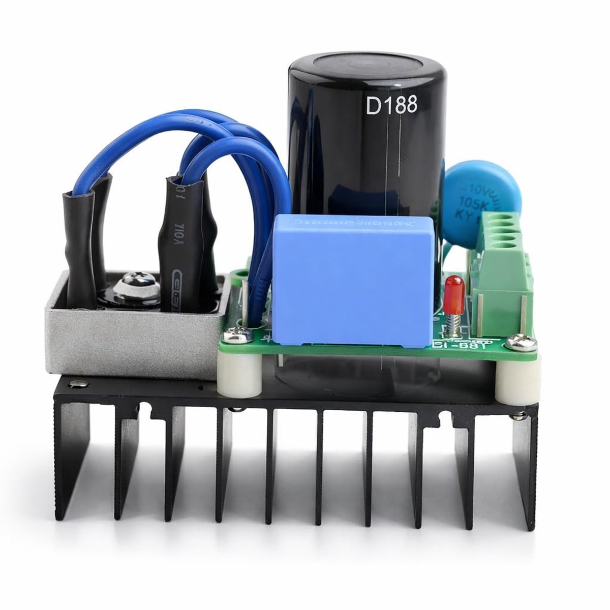 By shayne - Voedingsrichter - AC DC Converter Board - Bliksembeveiliging - 0 220VAC tot 0 311VDC - 10A Uitgang - Veilig en Stabiel - Geschikt voor Ma.