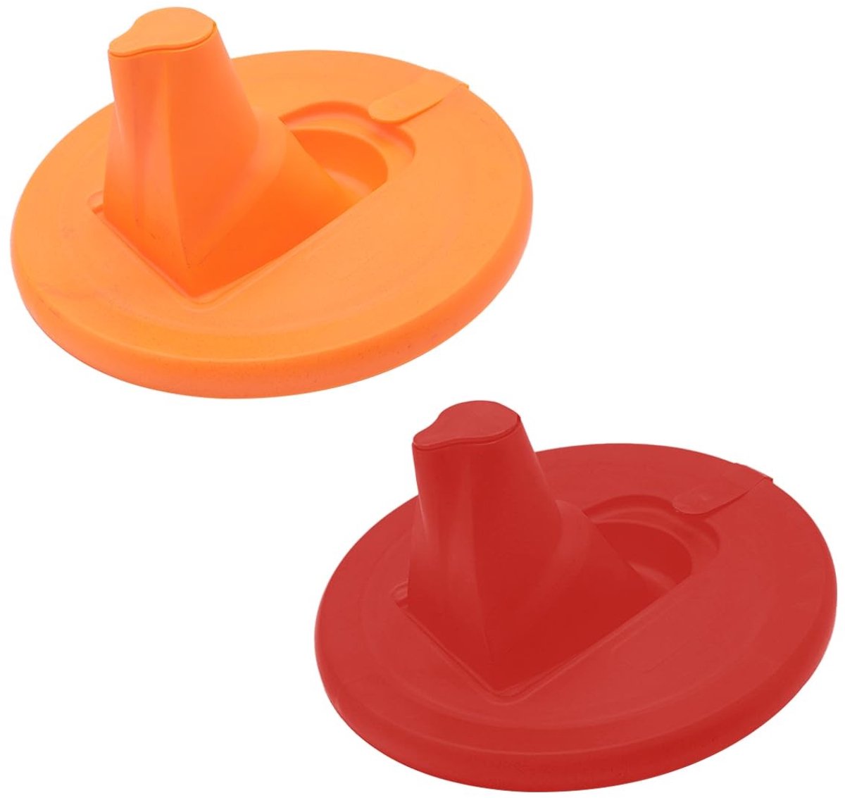 Smoakez - Verfblik schenktuit - Opvouwbaar en stofdicht - Rood oranje - Lekvrij deksel - Geschikt voor verfblikken - Inclusief luchtgat