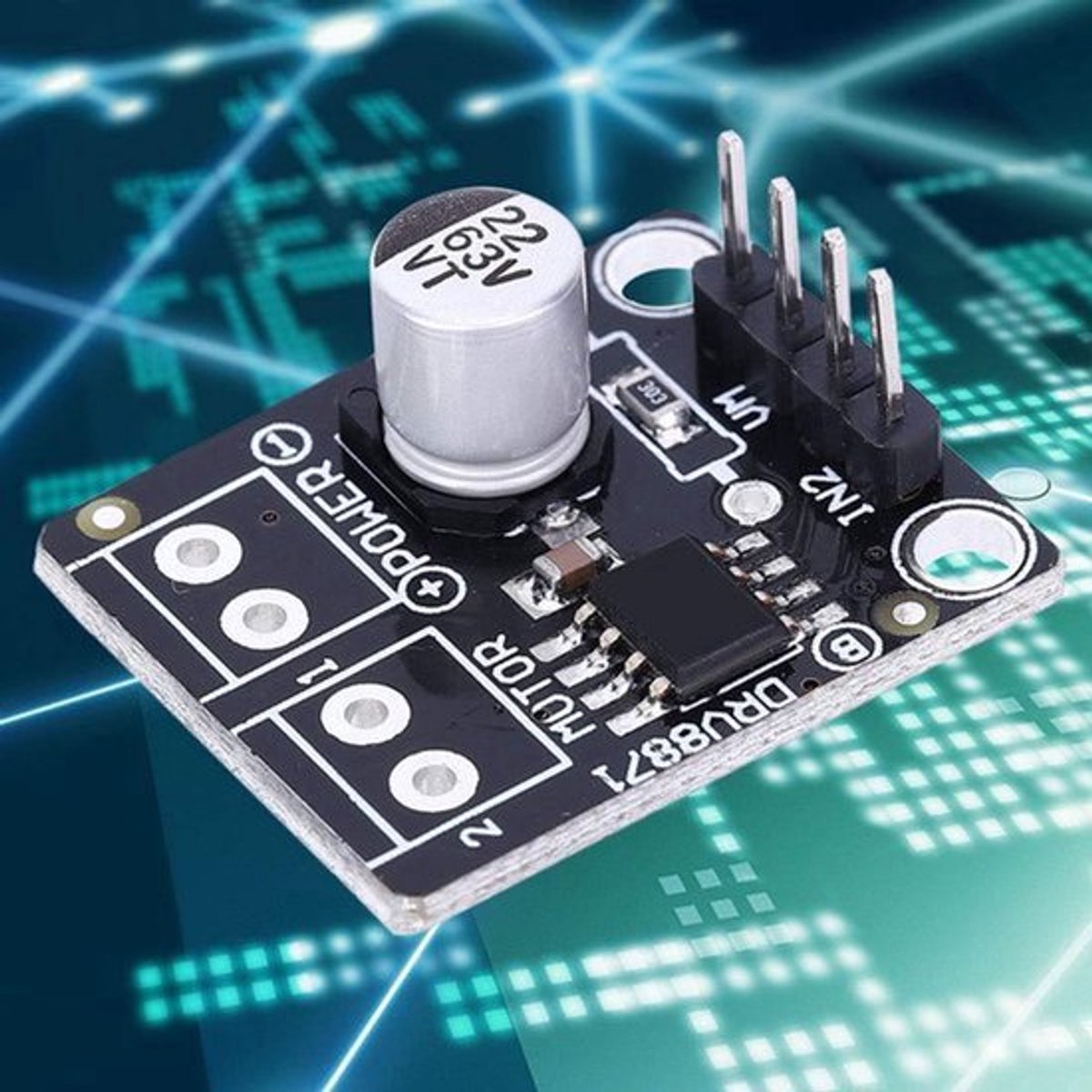H-Bridge DC Motor Driver Board Drive Controller Module PWM Controle Module 3.6A DC6.5-45V