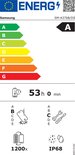 Energie-etiket voor Samsung SM-A376B/DS telefoon met energielabel A en batterijduurindicatie.