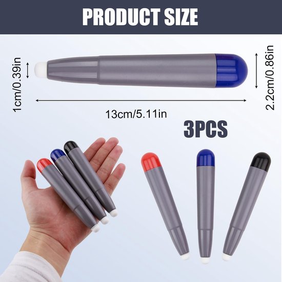 Dailygoods - Styluspen Set - Interactieve Pen voor Smartboard - Ideaal voor Multimedia-Presentaties - 3-delige Set - Compatibel met Tablets - Perfect — afbeelding 3