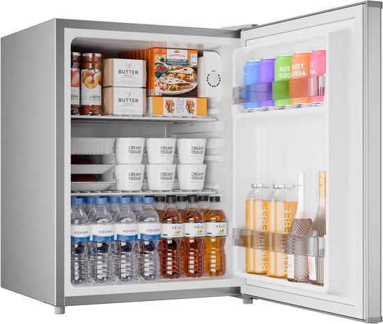 Heinrich's HKB 4388 Mini Koelkast - Barkoelkast - 58 liter - Inox