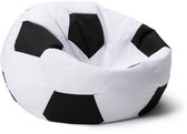 Lumaland - Pouf de football de luxe - coussin de siège de football de haute qualité de la ligne de confort - 300 litres - diamètre 110 cm - GRAND