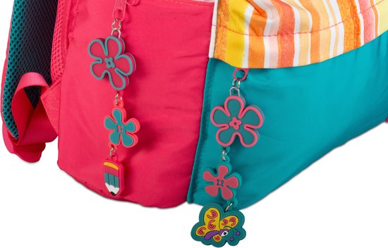Diddl - sac à dos - compartiment principal spacieux avec poche avant et fermeture éclair - rose