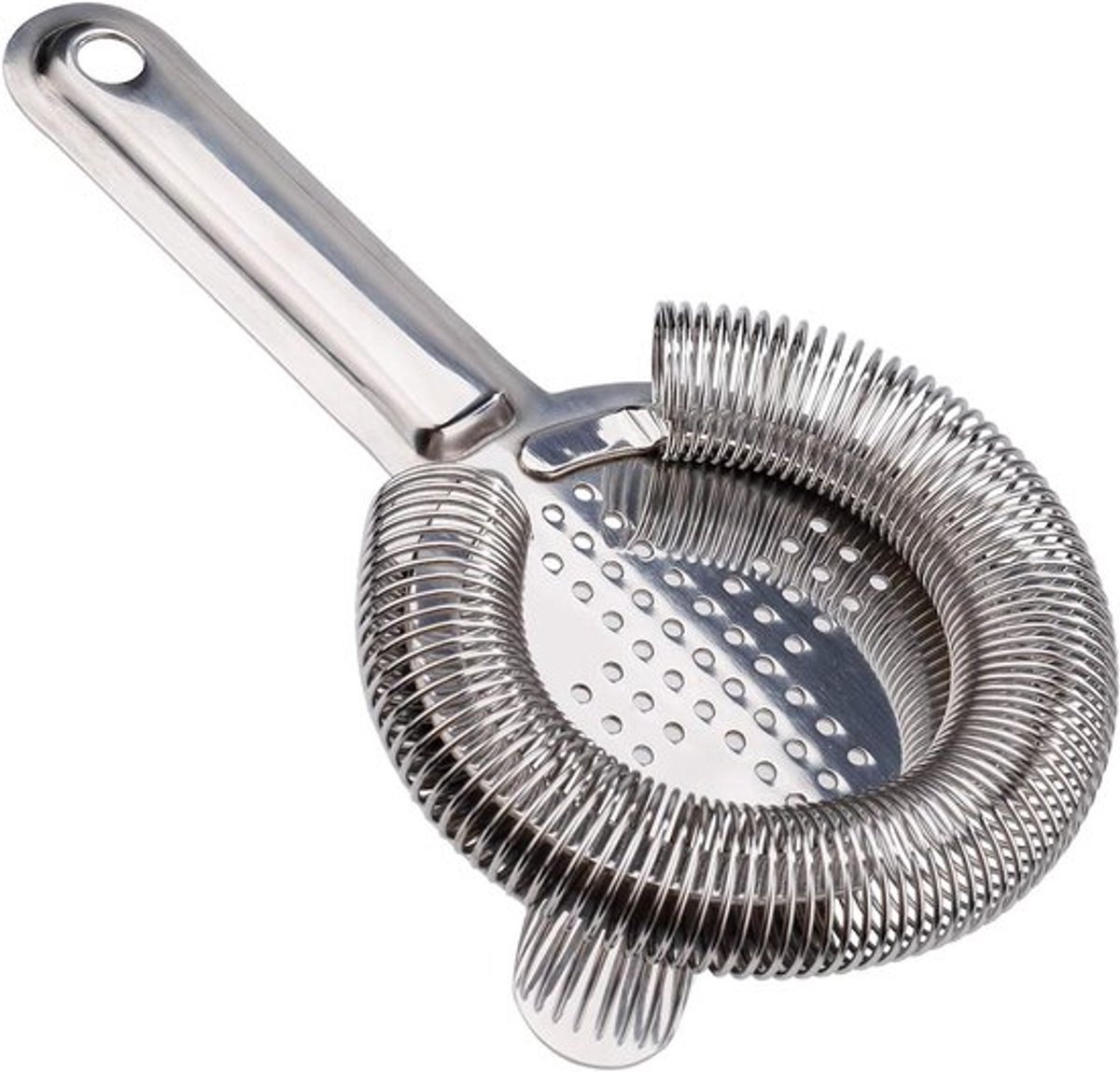 Cocktailzeef van roestvrij staal, roestbestendig, 10 x 16 cm met ergonomisch handvat.