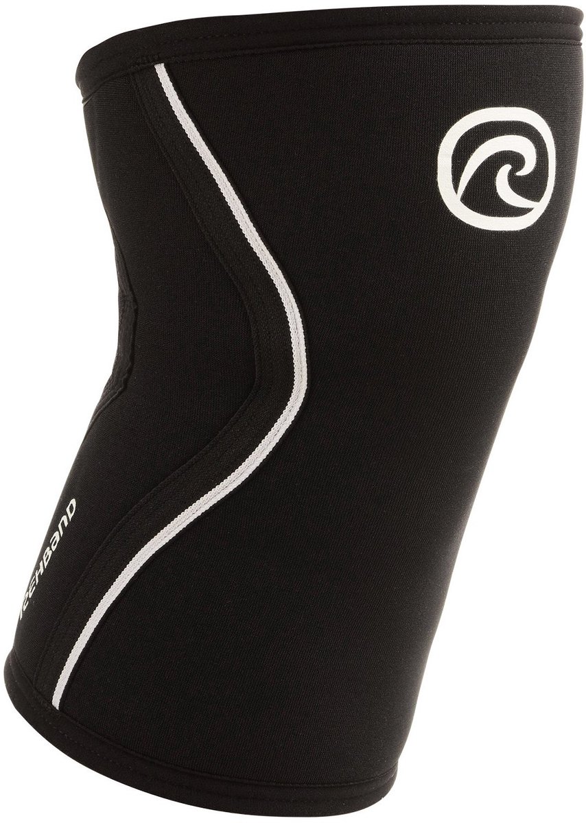 Rehband Knee Sleeve RX Black 5 mm-Maat XS: 31 - 33 cm (per stuk)