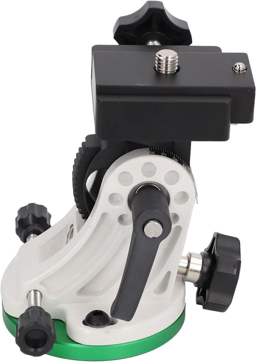 Verstelbare Aluminium Houder voor Telescopen - Stevige Vervangingshouder voor Astrofotografie en Sterrenkijkers, 90° Hoek, 3/8 Inch